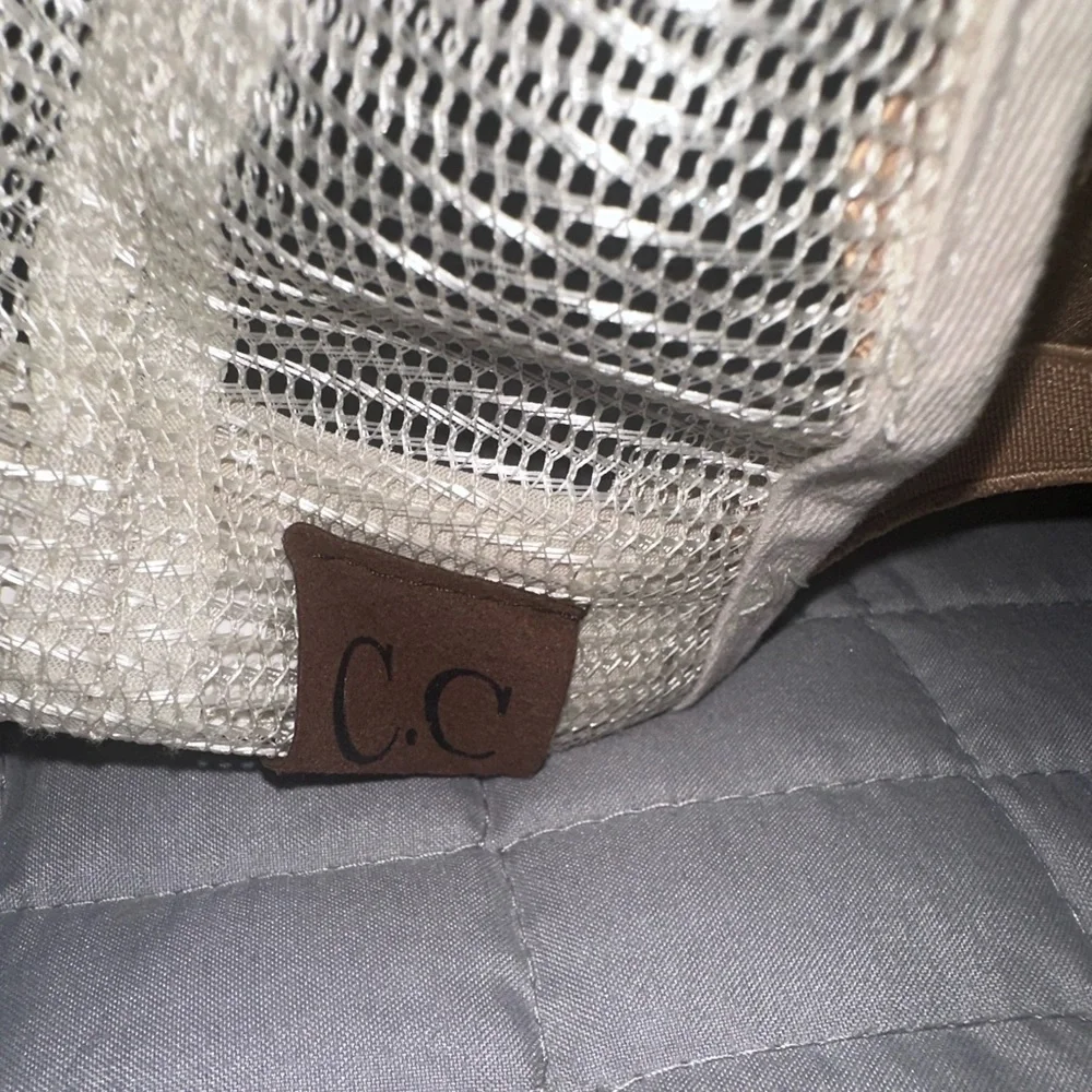 C.C Exclusive Women Leopard Animal Print Mesh Back Ponytail Baseball Cap Hat - Picture 3 of 5